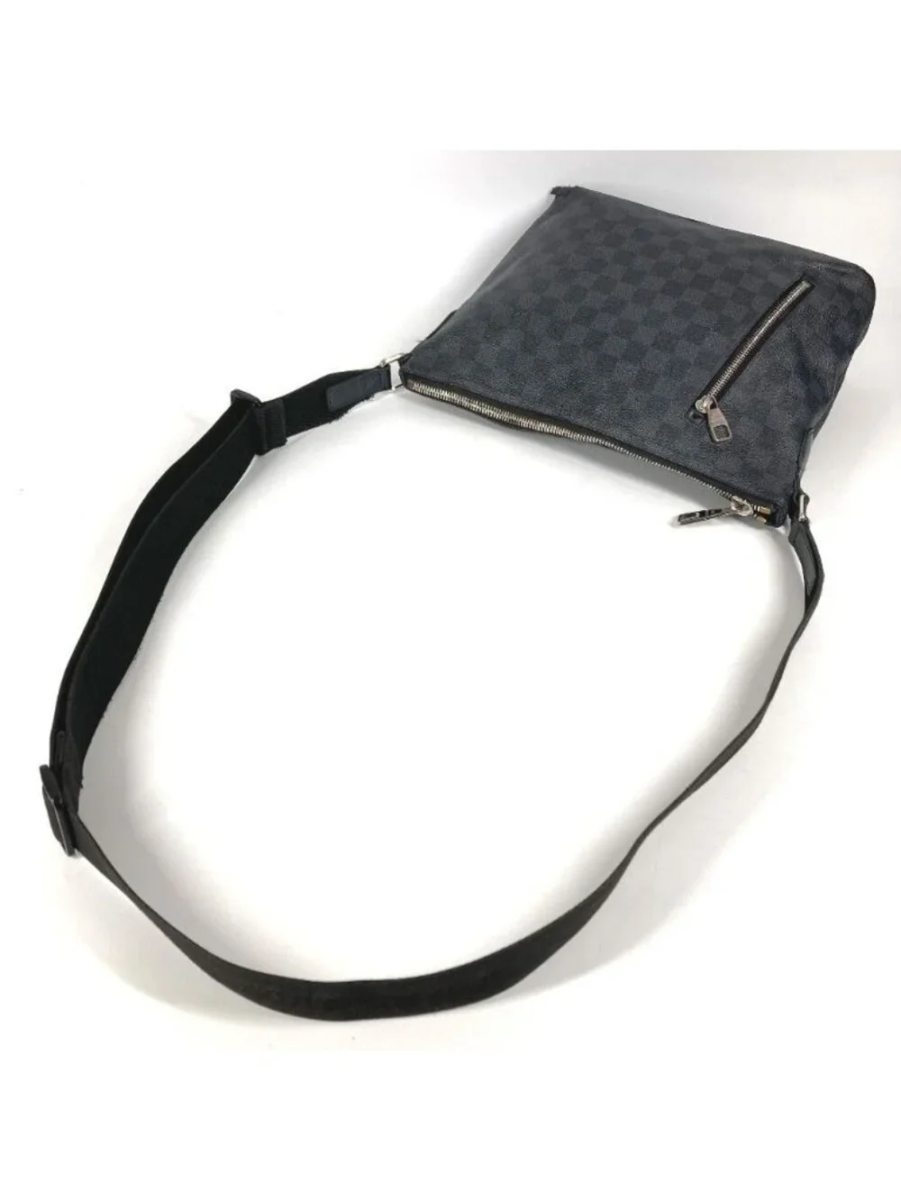 Louis Vuitton Shoulder Bag Mick PM Damier Graphite Canvas Black